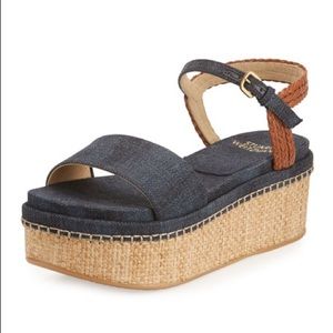 Stuart Weitzman Yourway Denim Platform Sandal